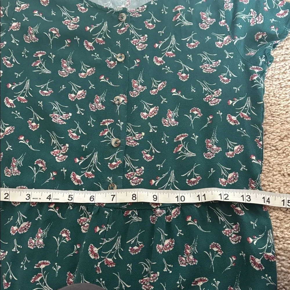 Floral Green Pantsuit - Picture 7 of 10